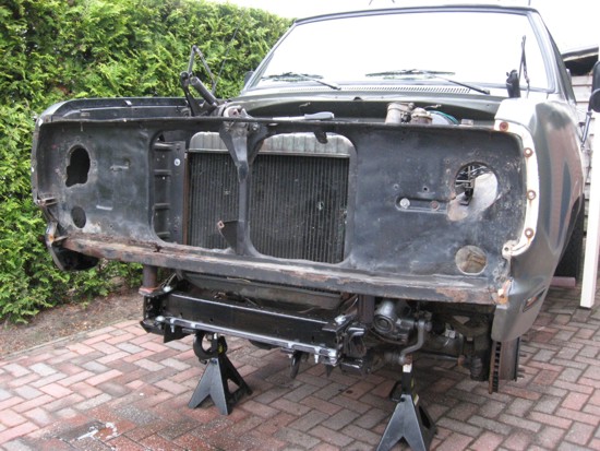 Dodge W200 project facelift voorkant opknappen